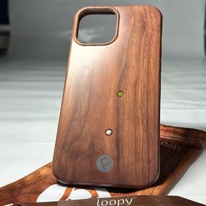Teakwood Lefty Loopy case for iPhone 12 Pro Max